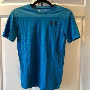 Under Armour t-shirt in Pool Blue Size Youth Large